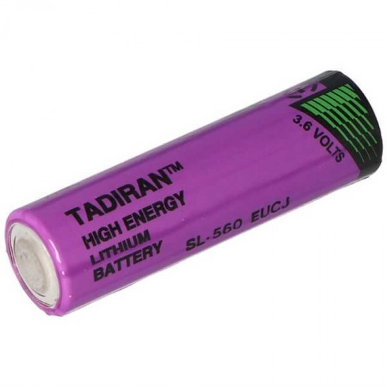 Tadiran SL-560 -55 +130 Santigrat AA Kalem Li-SOCI2 Lithium Pil