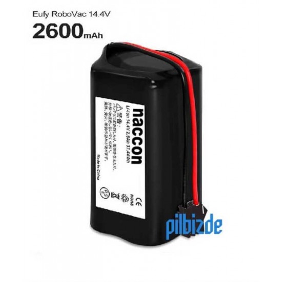 Tesla Robostar T60 Robot Süpürge için 14.8v 2600mAH Li-ion Batarya Tesla Robostar T60 Robot Süpürge için 14.8v 2600mAH Li-ion Batarya