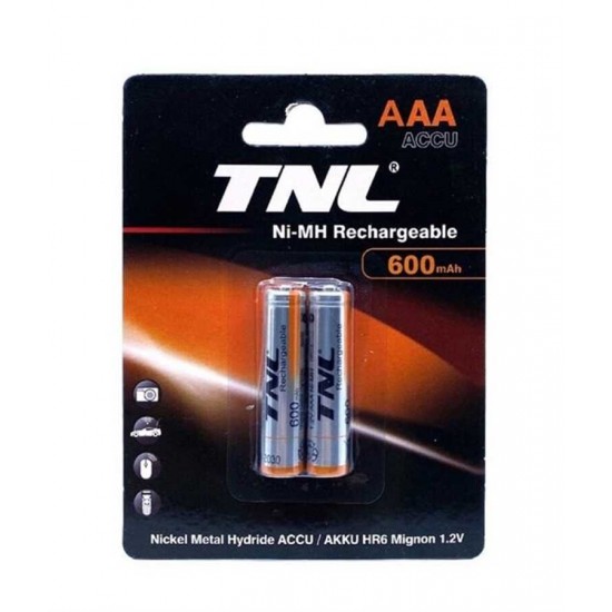 TNL 1.2v 600mah Şarj Edilebilir İnce Pil AAA TNL 1.2v 600mah Şarj Edilebilir İnce Pil AAA