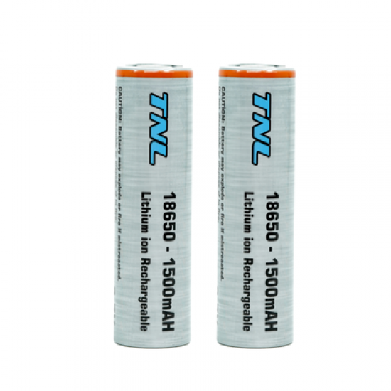 TNL 18650 2'li 1500mah 3.7v Li-ion Başlıksız Pil Batarya