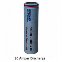 TNL 18650 2000mAH 3.7V 30A Discharge Li-ion Başlıksız Şarjlı Pil TNL 18650 2000mAH 3.7V 30A Discharge Li-ion Başlıksız Şarjlı Pil