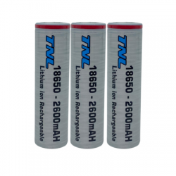 3 Adet TNL 18650 2600mAH 3C 3.7V Li-ion Başlıksız Şarj Edilebilir Pil 3 Adet TNL 18650 2600mAH 3C 3.7V Li-ion Başlıksız Şarj Edilebilir Pil