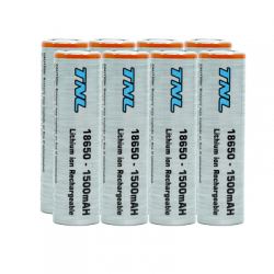 TNL 18650 8'li 1500mah 3.7v Li-ion Başlıksız Pil Batarya