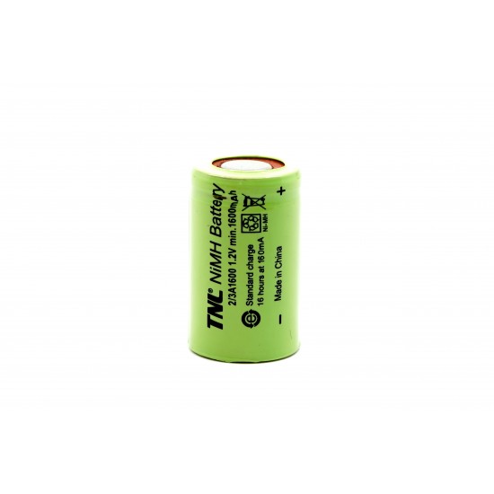TNL 2/3A 1600mah 1.2V Nİ-MH Şarj Edilebilir Pil