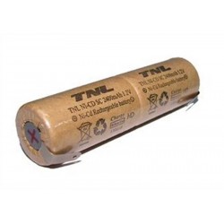 TNL 2.4v 2400mAH 2li Ucuca Ni-CD Şarjlı Süpürge Pili TNL 2.4v 2400mAH 2li Ucuca Ni-CD Şarjlı Süpürge Pili