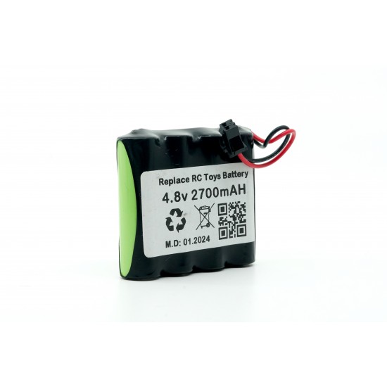 Tnl 4.8v 2700mAH Oyuncak Araba Bataryası Siyah Soket