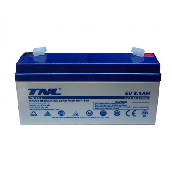 TNL 6V 3.4AH Kuru Tip 125mm Terazi Aküsü