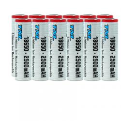 12 Adet TNL ICR18650 3.7V 2500mAh 30A Discharge Şarj Edilebilir Li-ion Pil 12 Adet TNL ICR18650 3.7V 2500mAh 30A Discharge Şarj Edilebilir Li-ion Pil