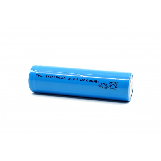 TNL IFR18650 2000mAH 3.2 LiFePO4 Başlıksız 18650 Şarj Edilebilir Pil TNL IFR18650 2000mAH 3.2 LiFePO4 Başlıksız 18650 Şarj Edilebilir Pil