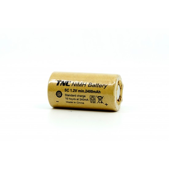 TNL SC 2400mAH 10C Ni-MH Şarjlı Matkap-Süpürge Pili