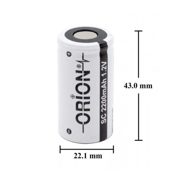 SC 2200mAH 10C Ni-MH Şarjlı Matkap-Süpürge Pili SC 2200mAH 10C Ni-MH Şarjlı Matkap-Süpürge Pili