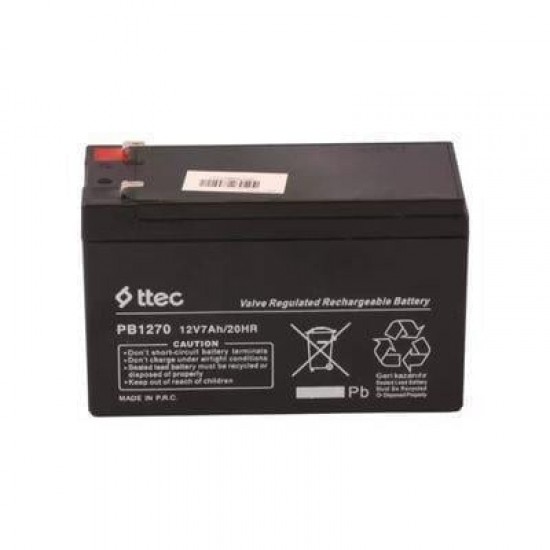 Ttec 12 Volt 7 Amper FORZA AKÜLÜ ARABA Oyuncak Araba Aküsü Pili Batarya