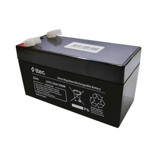 Ttec 12V 2.3Ah Akü Güvenlik sistemleri, Alarm ve Sirenler, İletişim Sistemleri, Ups sistemleri Bakımsız Kuru Aküsü Ttec 12V 2.3Ah Akü Güvenlik sistemleri, Alarm ve Sirenler, İletişim Sistemleri, Ups sistemleri Bakımsız Kuru Aküsü