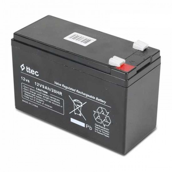 Ttec 12V 9Ah UPS Uyumlu Akü 2025 Üretim