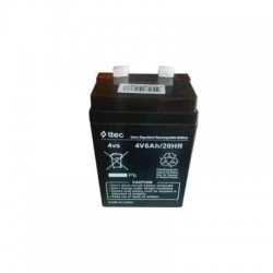 Ttec 4V 6AH Bakımsız Kuru Akü Işıldak Fener Akü 4 Volt 6 Amper