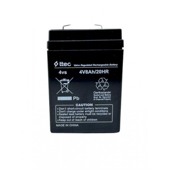 Ttec 4v 8ah Bakımsız Kuru Işıldak ve Terazi Aküsü 2025 Üretimi Ttec 4v 8ah Bakımsız Kuru Işıldak ve Terazi Aküsü 2025 Üretimi