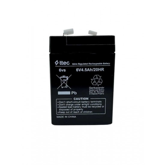 Ttec 6v 4.5Ah Bakımsız Kuru Akü Ttec 6v 4.5Ah Bakımsız Kuru Akü