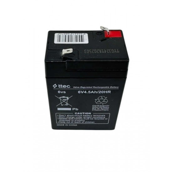 Ttec 6v 4.5Ah Bakımsız Kuru Akü Ttec 6v 4.5Ah Bakımsız Kuru Akü