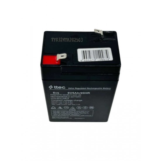 Ttec 6V 5Ah Tartı ve Baskül Aküsü 6 Volt 4 Amper Yerine Ttec 6V 5Ah Tartı ve Baskül Aküsü 6 Volt 4 Amper Yerine