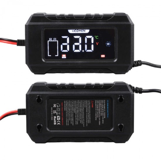 UCOMEN UC-C120501B 12V MAX 6A SİYAH LCD GÖSTERGELİ AKILLI AKÜ ŞARJ CİHAZI UCOMEN UC-C120501B 12V MAX 6A SİYAH LCD GÖSTERGELİ AKILLI AKÜ ŞARJ CİHAZI