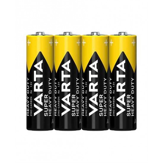 Varta 2006 Superlife / Super Heavy Duty Çinko Karbon AA 4'lü Paket (Shrink)