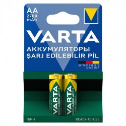 Varta 2700mAH 1.2v AA Şarjlı Kalem Pil 2li Blister