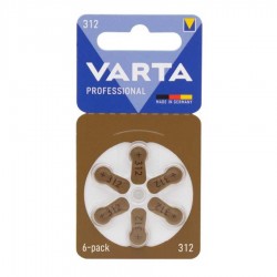 Varta 312 Numara Kulaklık İşitme Cihazı Pili (6'lı Paket) Varta 312 Numara Kulaklık İşitme Cihazı Pili (6'lı Paket)