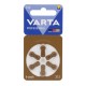 Varta 312 Numara Kulaklık İşitme Cihazı Pili (6'lı Paket) Varta 312 Numara Kulaklık İşitme Cihazı Pili (6'lı Paket)