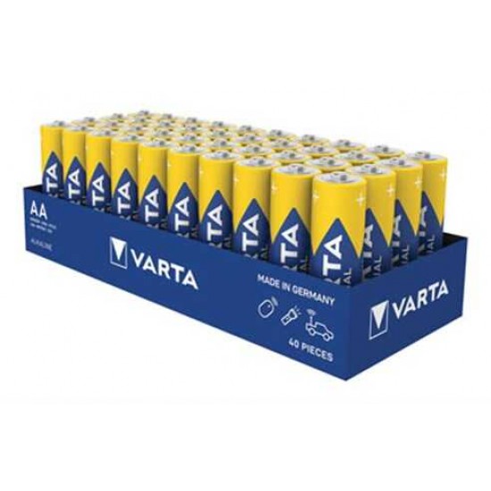Varta 4006 Industrial Alkalin AA Kalem Pil 40lı Paket Ambalajda