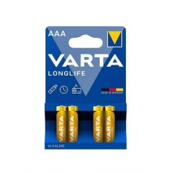 Varta 4103 Longlife Alkalin AAA İnce Kalem Pil 4'lü Paket (Blister) Varta 4103 Longlife Alkalin AAA İnce Kalem Pil 4'lü Paket (Blister)