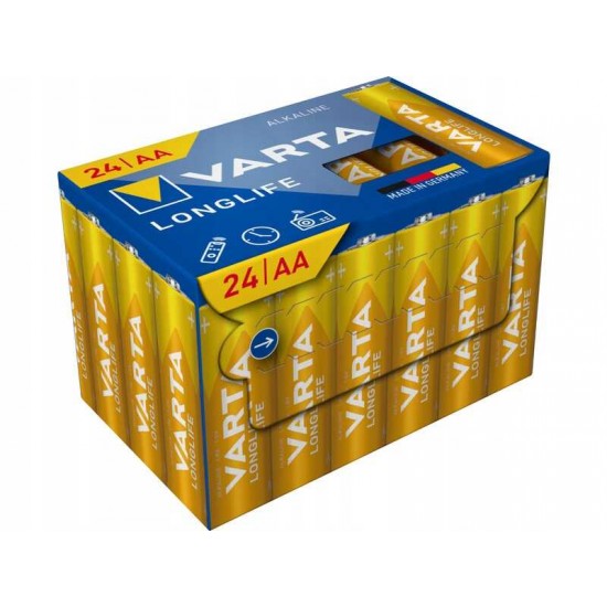 Varta 4106 Longlife AA Alkaline Kalem Pil 24'lü Ambalaj Varta 4106 Longlife AA Alkaline Kalem Pil 24'lü Ambalaj