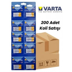 Varta 4106229482 Energy AA Alkalin Kalem Pil 200'lü Koli Satış