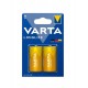 Varta Longlife Alkalin C Orta Boy 2'li Pil (Blister)