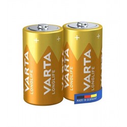 Varta 4120 Longlife Alkalin D Büyük Boy Pil 2li Blister Varta 4120 Longlife Alkalin D Büyük Boy Pil 2li Blister