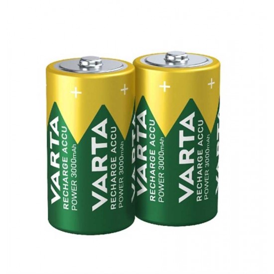 Varta 56720 Power 3000mAh D Şarj Edilebilir Büyük Pil 2li Blister Varta 56720 Power 3000mAh D Şarj Edilebilir Büyük Pil 2li Blister