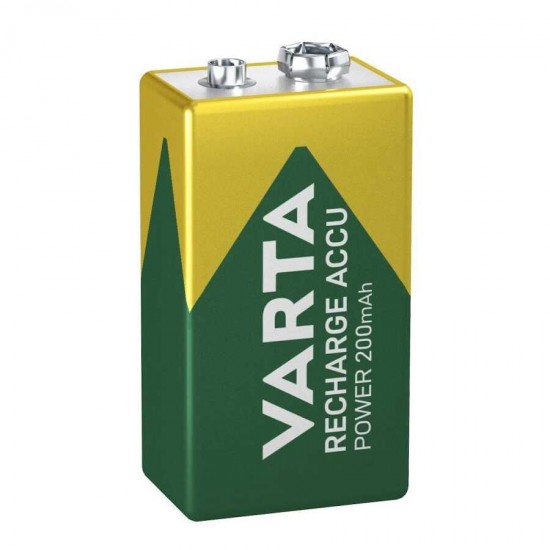 Varta Accu Power 9V 200mAh Şarjlı Pil Tekli Paket Varta Accu Power 9V 200mAh Şarjlı Pil Tekli Paket