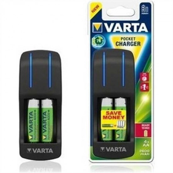 Varta 57642 4x2600mAh Pilli Şarj Edilebilir Pocket Şarj Cihazı Varta 57642 4x2600mAh Pilli Şarj Edilebilir Pocket Şarj Cihazı