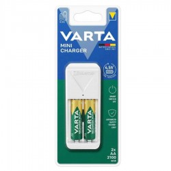 Varta 57656 Mini Şarj Cihazı AA 2x2100mAh Pilli (Varta Mini Charger)