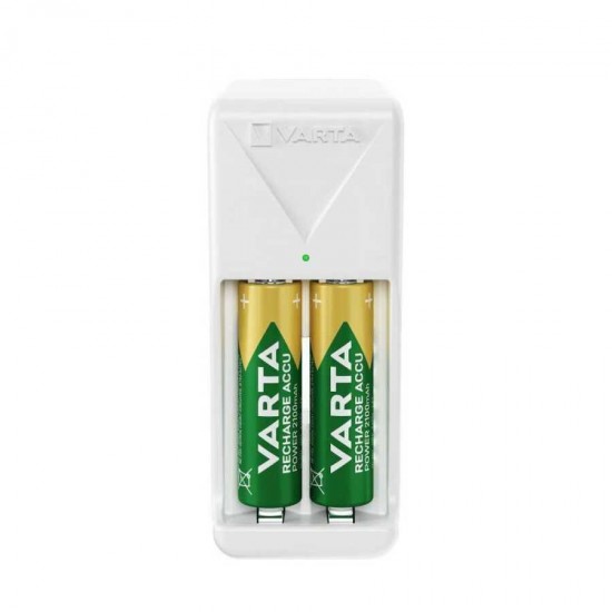 Varta 57656 Mini Şarj Cihazı AA 2x2100mAh Pilli (Varta Mini Charger)