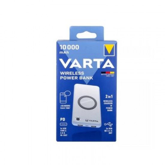 Varta 57913 Wireless Powerbank 10000 mAh Varta 57913 Wireless Powerbank 10000 mAh