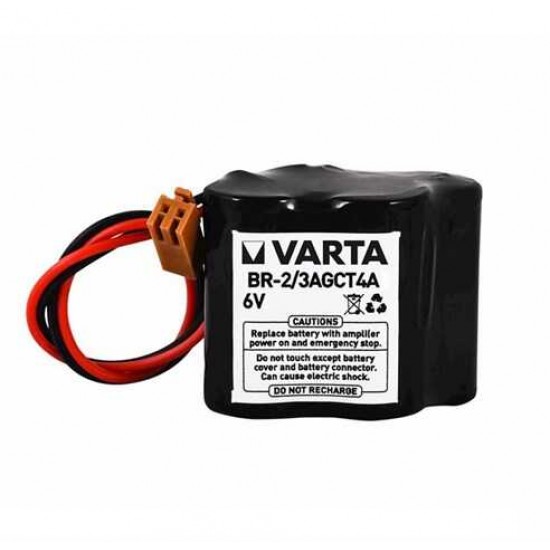 Varta BR-2/3AGCT4A 6V Lityum Kahverengi Soketli Pil