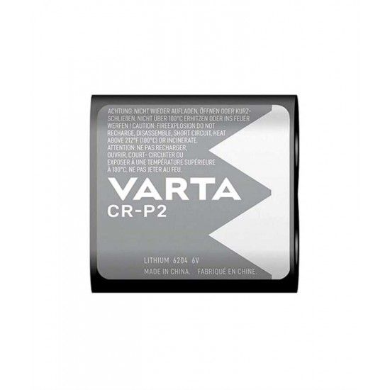 Varta CR-P2 Professional Photo 6V Lityum Foto Pili Varta CR-P2 Professional Photo 6V Lityum Foto Pili