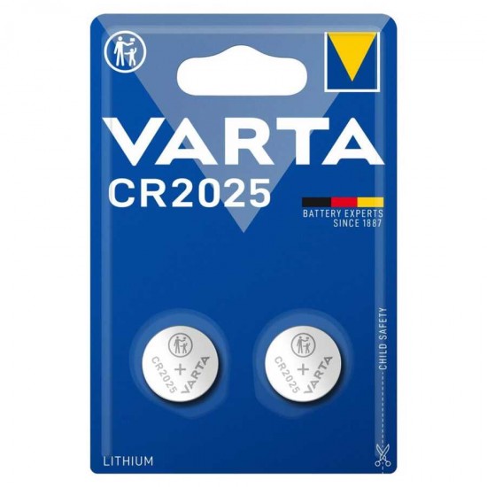 VARTA CR2025 3V Lityum Pil 2'li Paket (Blister) VARTA CR2025 3V Lityum Pil 2'li Paket (Blister)