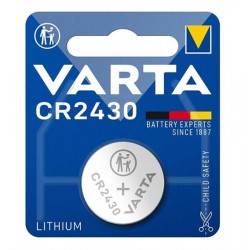 Varta CR2430 Lityum 3V Lityum Pil Tekli Blister