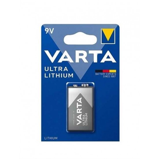 Varta Lityum 9V Şarj Olmayan Pil Tekli Blister Ambalaj Varta Lityum 9V Şarj Olmayan Pil Tekli Blister Ambalaj