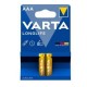 Varta 4103 Longlife AAA İnce Kalem Pil 2'li Paket (Blister)