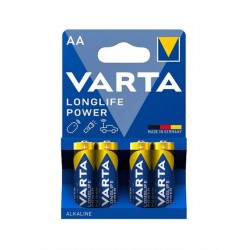 Varta 4906 Longlife Power Alkalin AA Kalem Pil 4'lü Paket (Blister)