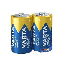 Varta Longlife Power Alkalin Büyük D Boy Pil 2'li Paket