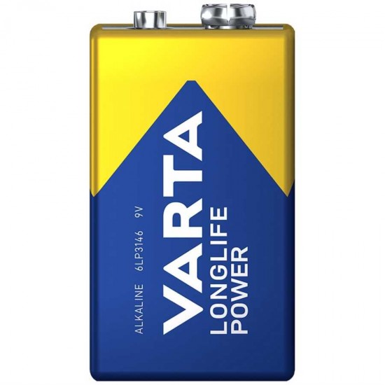 Varta 6LR61 Longlife Power Alkalin 9V Pil Tekli Paket (Blister) Varta 6LR61 Longlife Power Alkalin 9V Pil Tekli Paket (Blister)