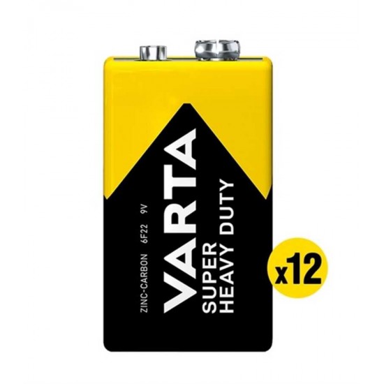 Varta Superlife Çinko Karbon 9V 12li Kutu Varta Superlife Çinko Karbon 9V 12li Kutu